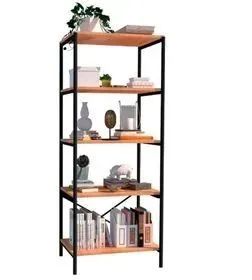 Estante de Escritório com 5 Prateleiras Estrutura de Metal (QUEIMA DE ESTOQUE)!