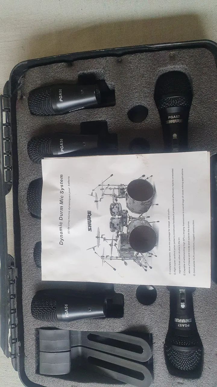 Microfones Shure para Bateria - Foto 2