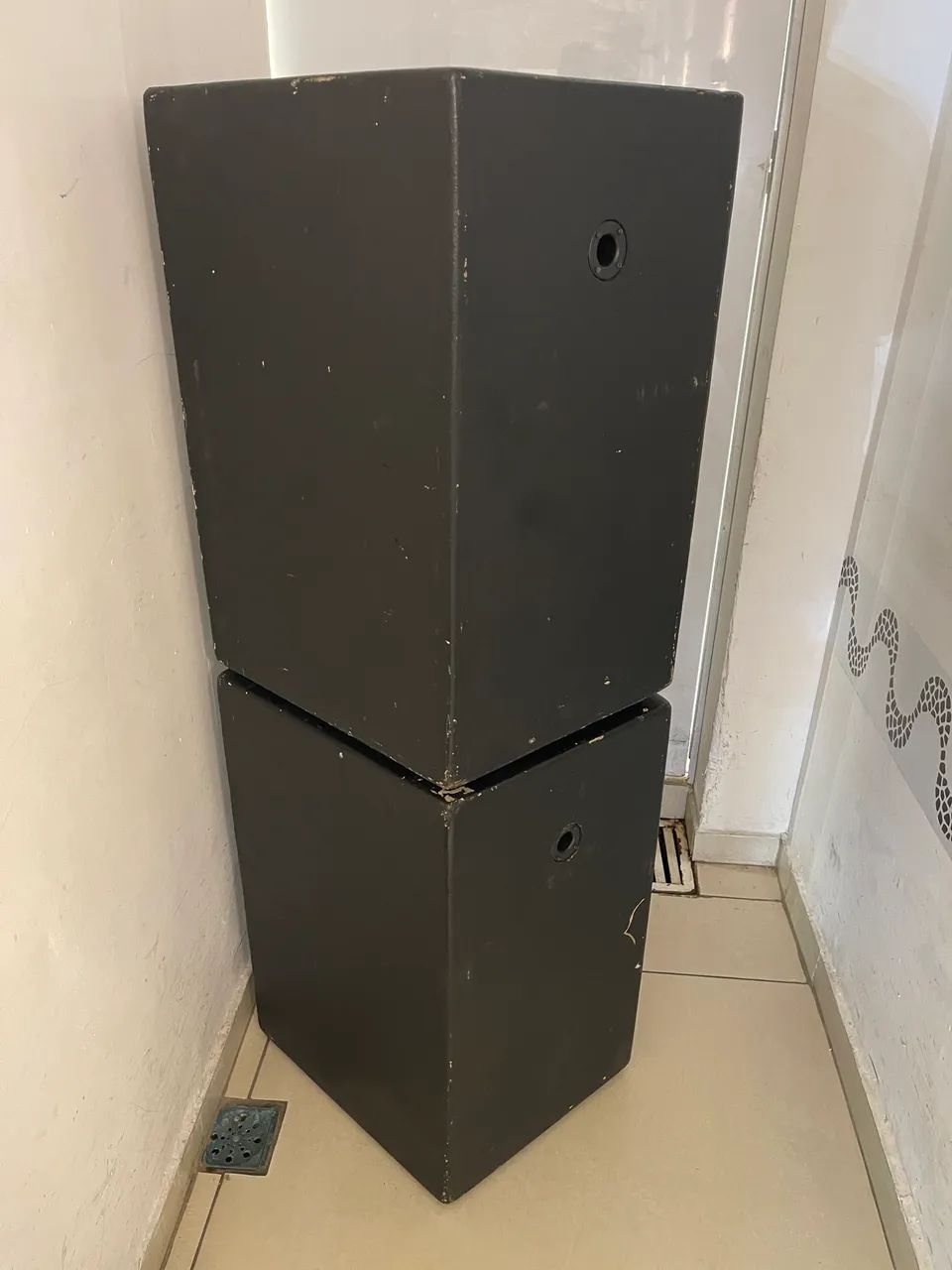 Kit 2 caixas de som 15 polegadas oversound + potência 2400 profissional para dj e eventos  - Foto 5