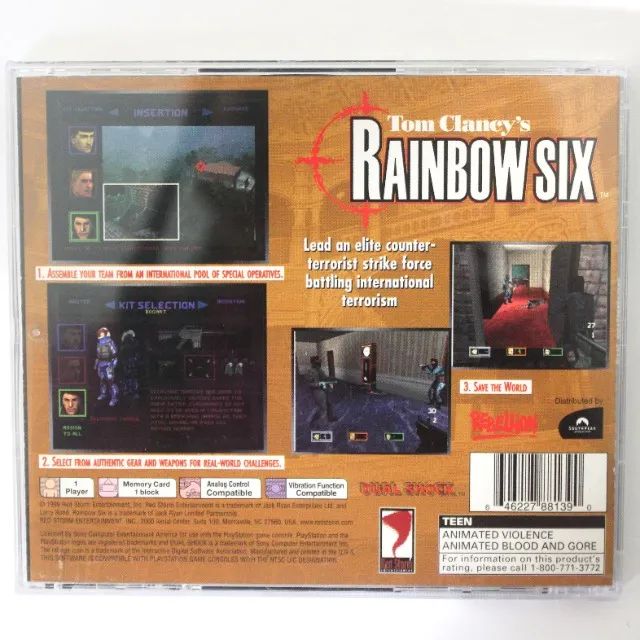 VENDIDO - Rainbow Six  para PlayStation original e completo, em perfeito estado - Foto 3