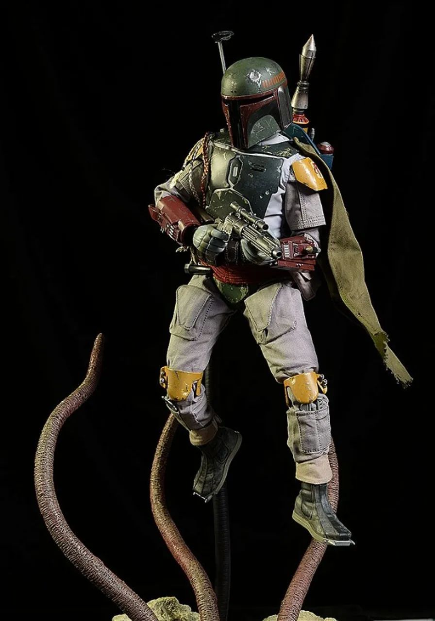 Boneco Boba Fett Deluxe Star Wars Ep.vi Hot Toys Retorno De Jedi - Foto 3