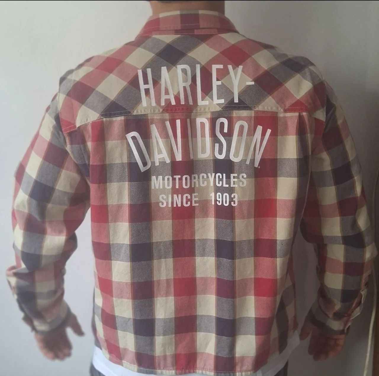 Jaqueta xadrez Harley Davidson  - Foto 4