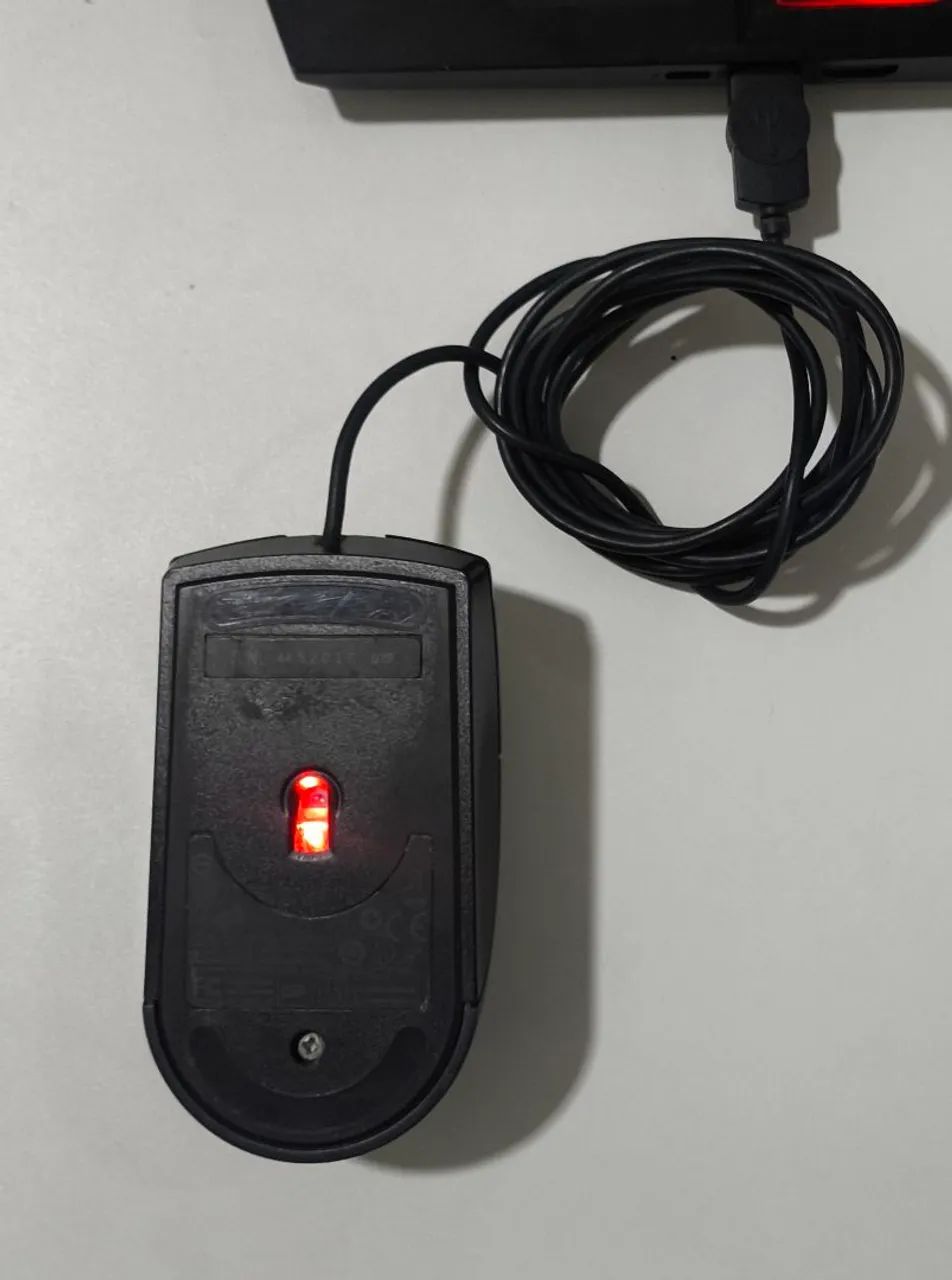 Mouse USB com Fio Preto para PC e Notebook  - Foto 4