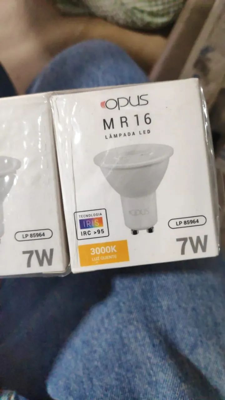 LP 85964-OPUS LÂMPADA DICROICA MR16 IRC95 7W 40° 3000K BIVOLT 