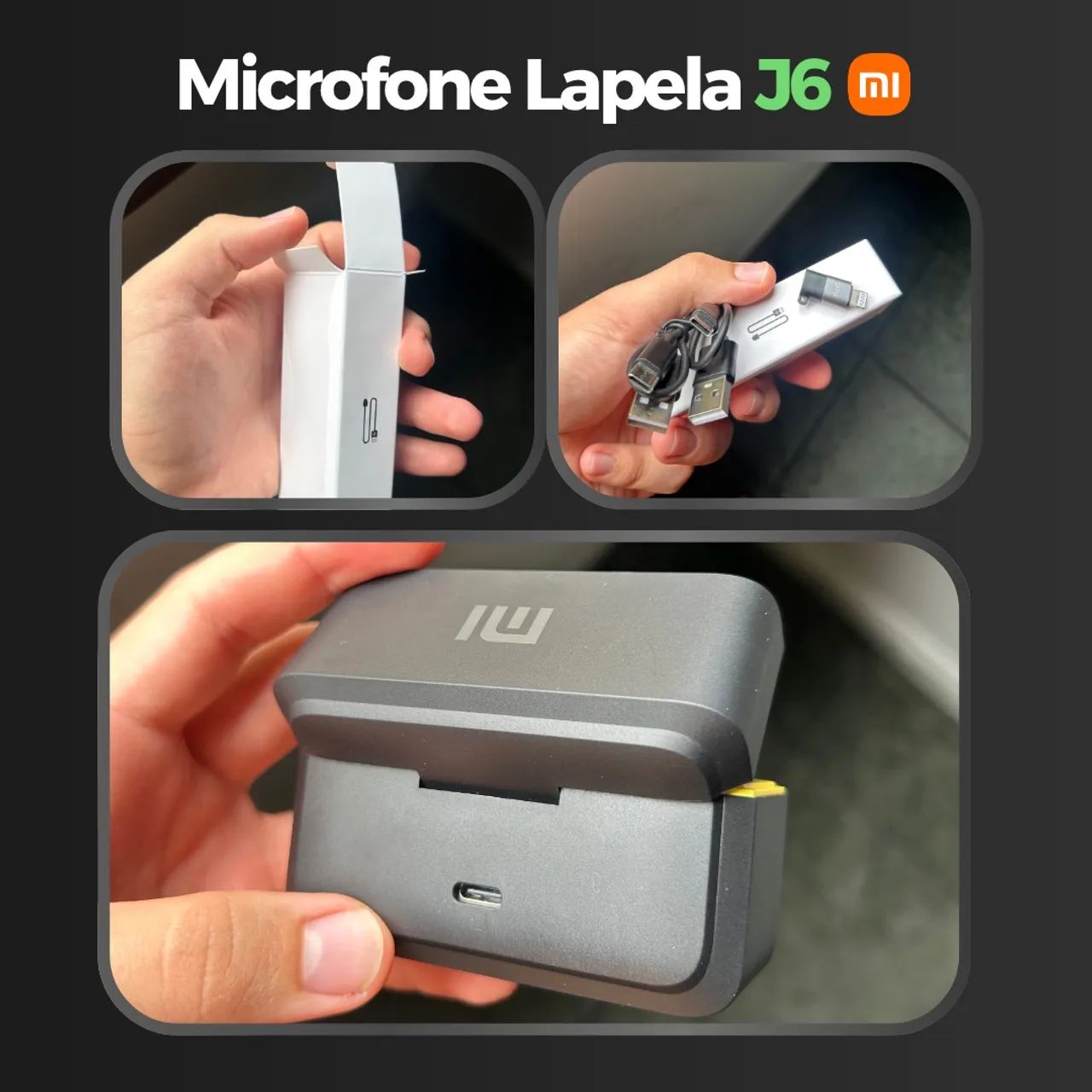 Microfone Xiomi J6 Lapela - Foto 3