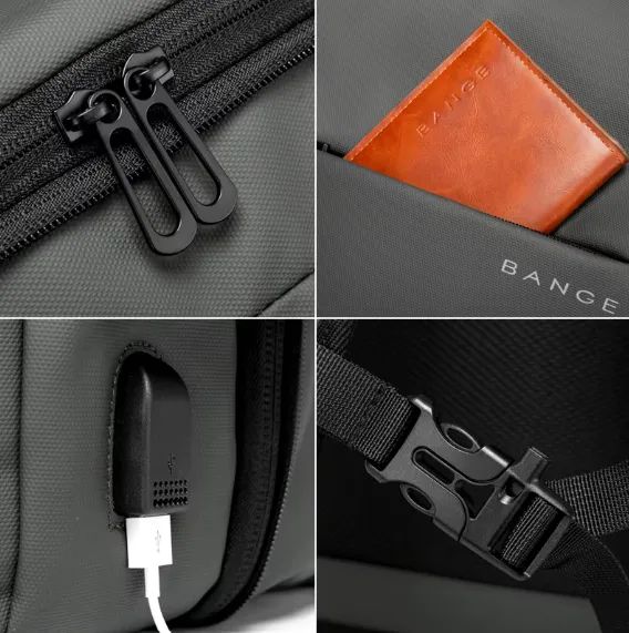 Mochila BANGE Original 37L Expansível - Nova, Lacrada e Premium - Foto 3