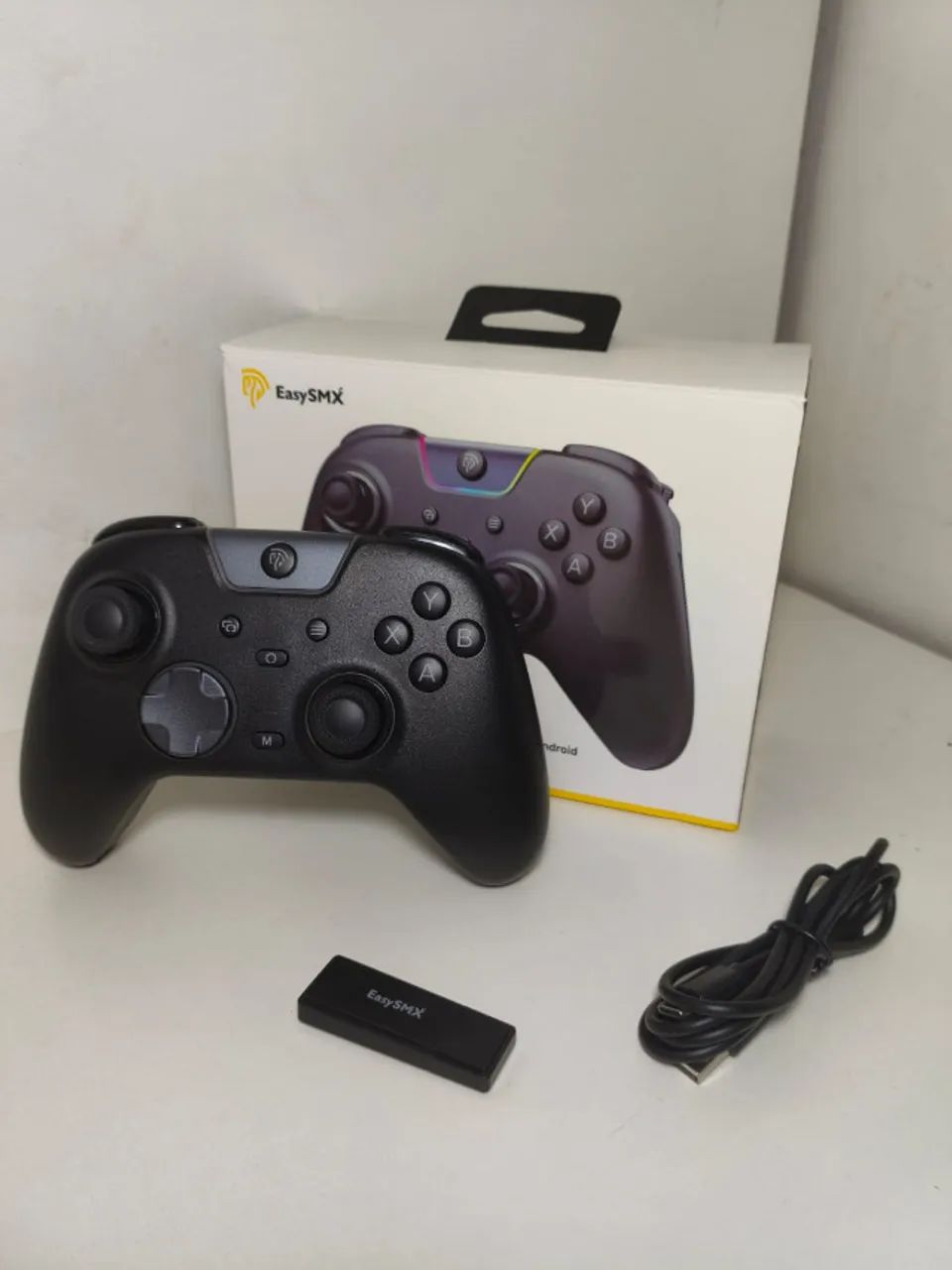 Controle (Novo) EasySMX X05 Pro Wireless RGB Hall Effect | PC, Switch, Xbox, Android e iOS - Foto 3