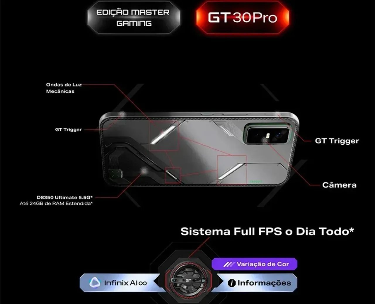 Smart gamer infinix gt30 pro - Foto 3