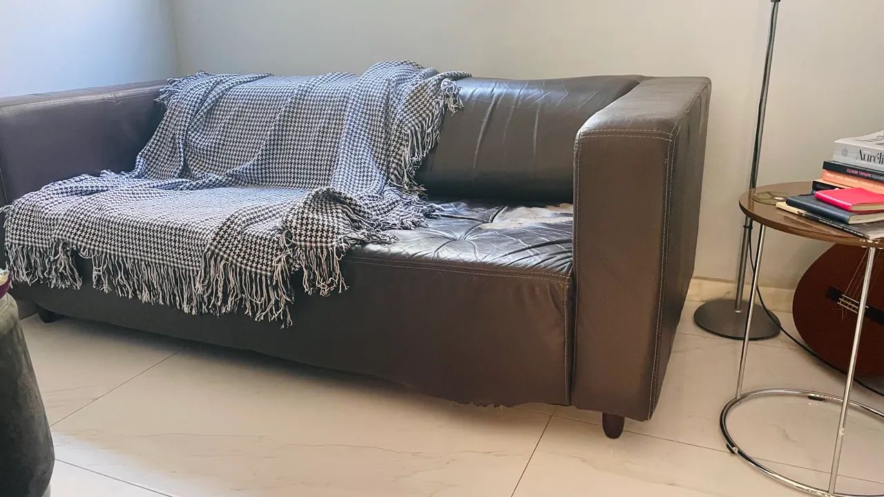 Sofá couro Tok Stok - Foto 4