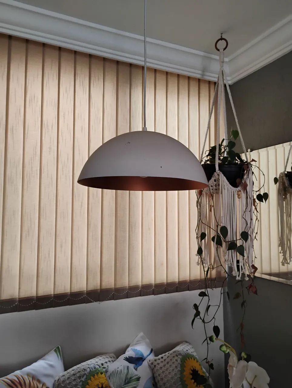 Luminária pendente meia lua  - Foto 4