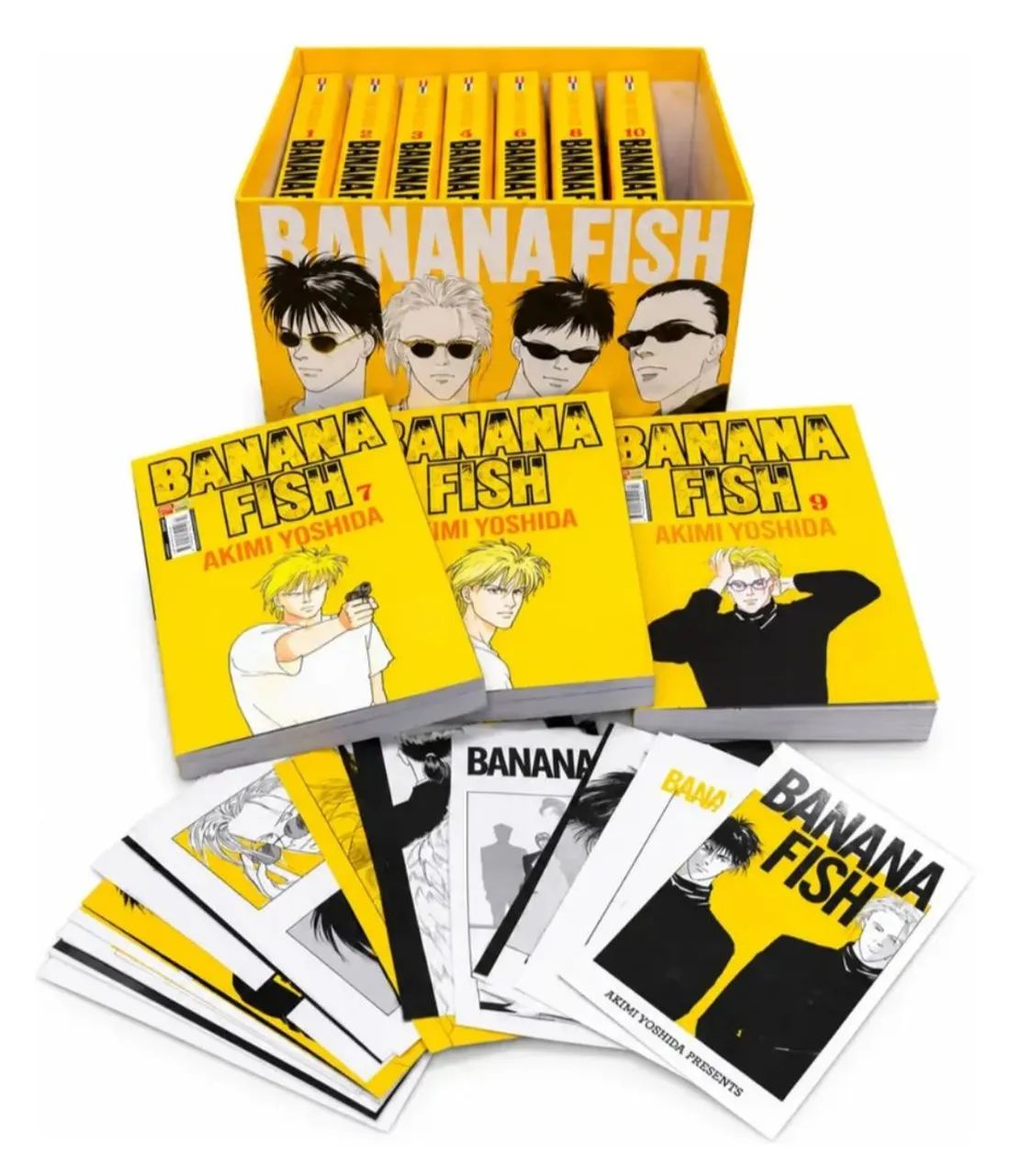 BANAMA FISHまとめ売り Box Banana Fish Vol. 1 ao 10 Completo - Akimi Yoshida - Livros e