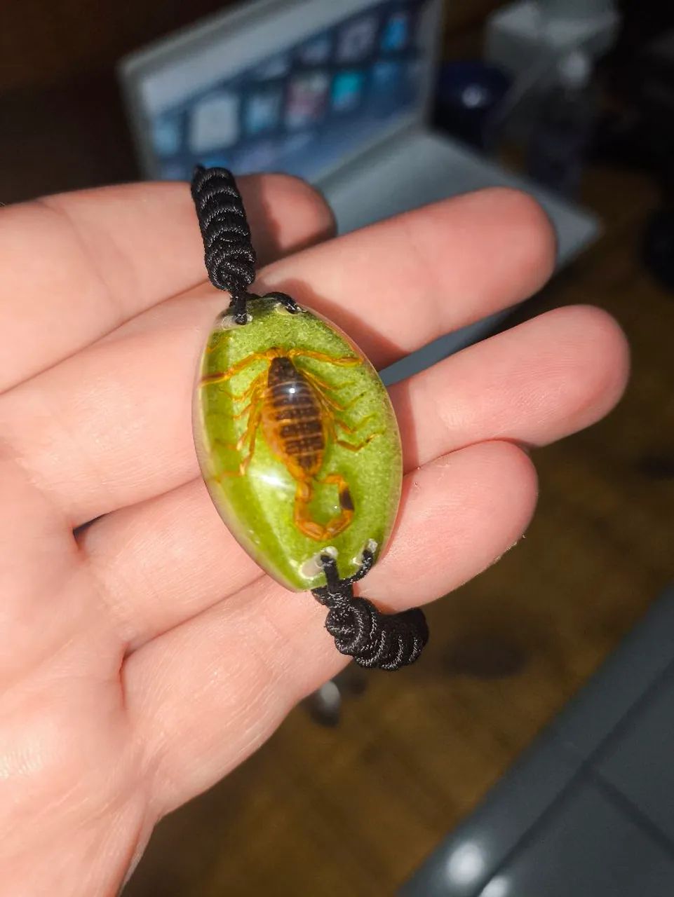 Pulseira escorpião verde - Foto 2