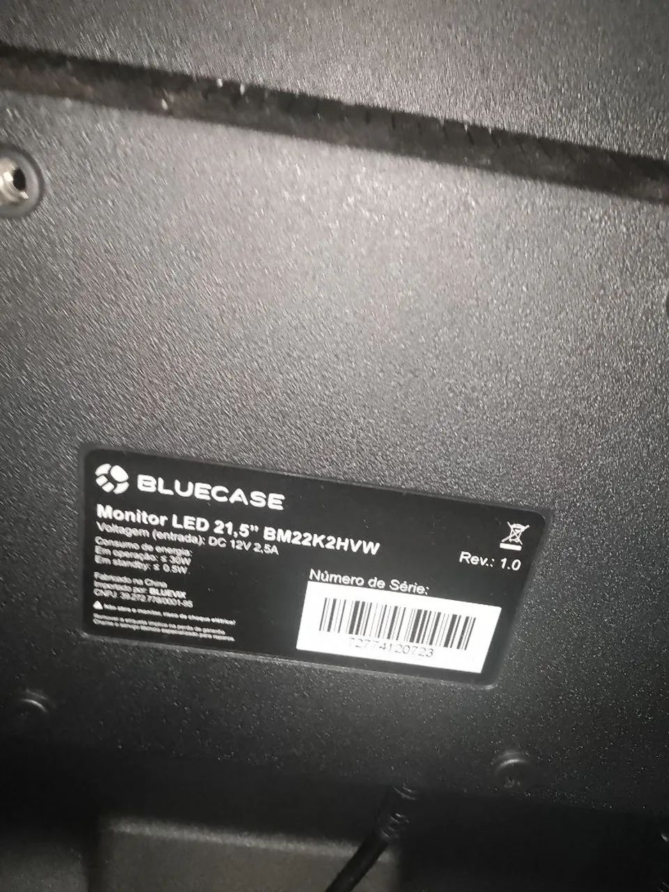 Monitor 75Hz Full HD 21,5 Polegadas com fonte - Foto 2