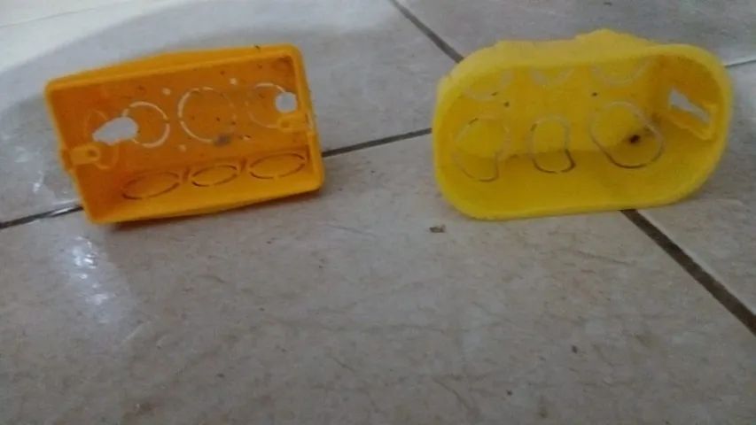 caixinhas/conduítes elétricos de embutir (caixa 4x2)