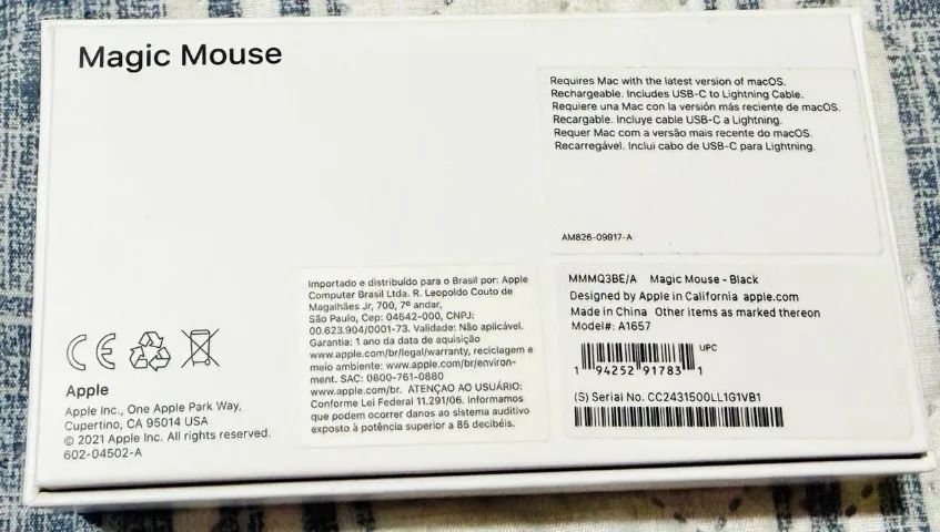 Apple Mouse Magic modelo A1657 - Foto 2