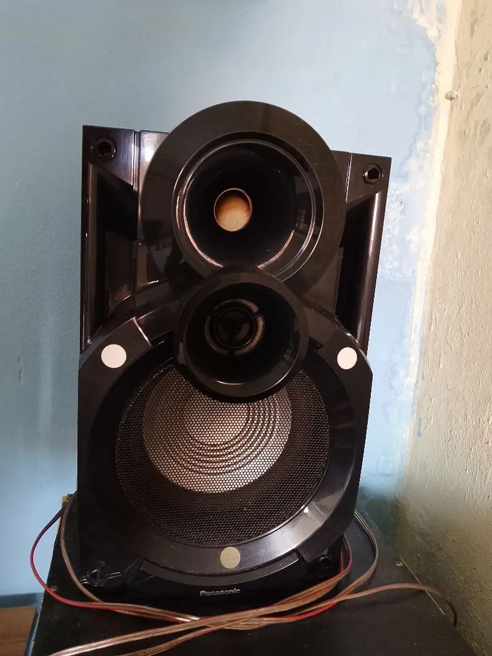 Vendo duas caixas de som da Panasonic funcionando perfeitamente bem  - Foto 2
