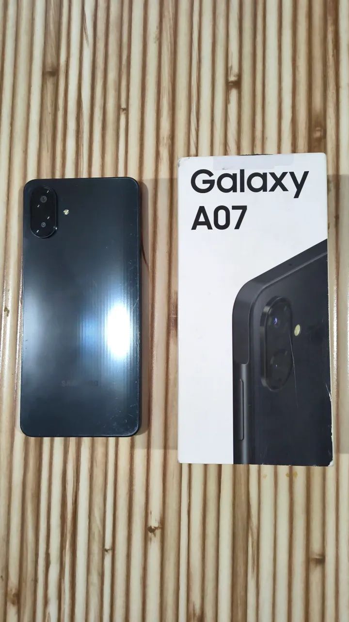 SAMSUNG GALAXY A07 256GB  Gloss Black LANÇAMENTO NA CAIXA - Foto 2