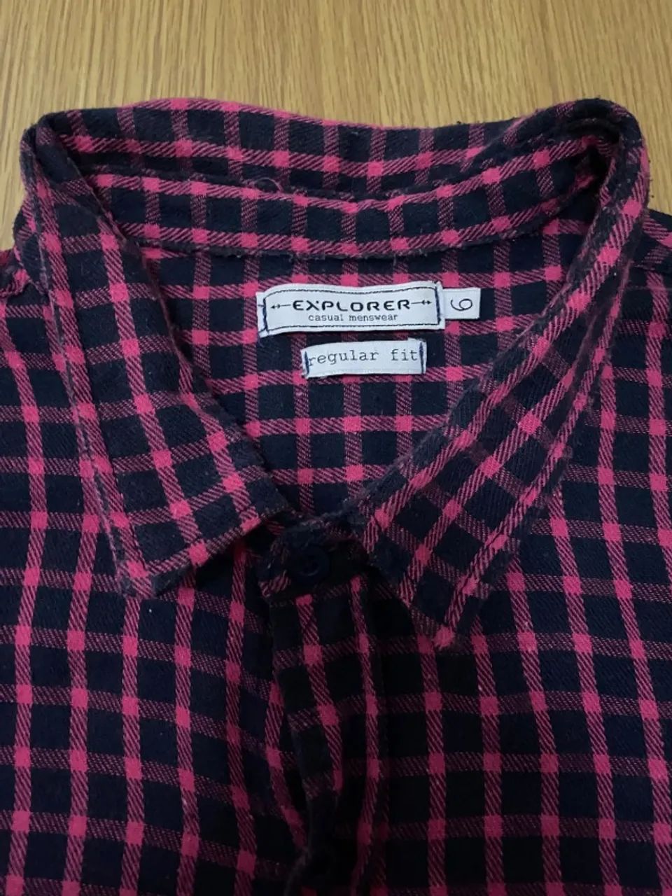 camisa xadrez explorer azul e rosa - Foto 3