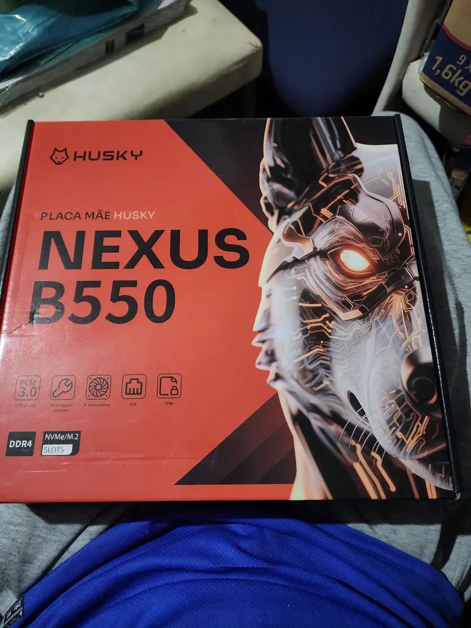 PLACA MÃE B550M NOVINHA NUNCA FOI USADA - Foto 2