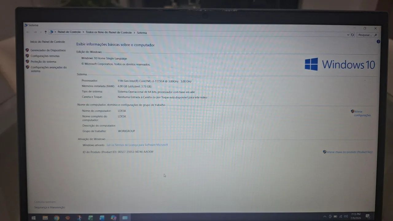 Notebook Samsung I3 11° gen - Foto 2