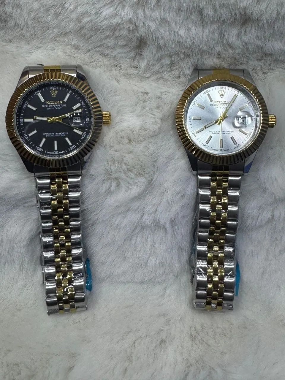 Relógio Estilo Rolex DateJust Fundo de Vidro - Foto 2