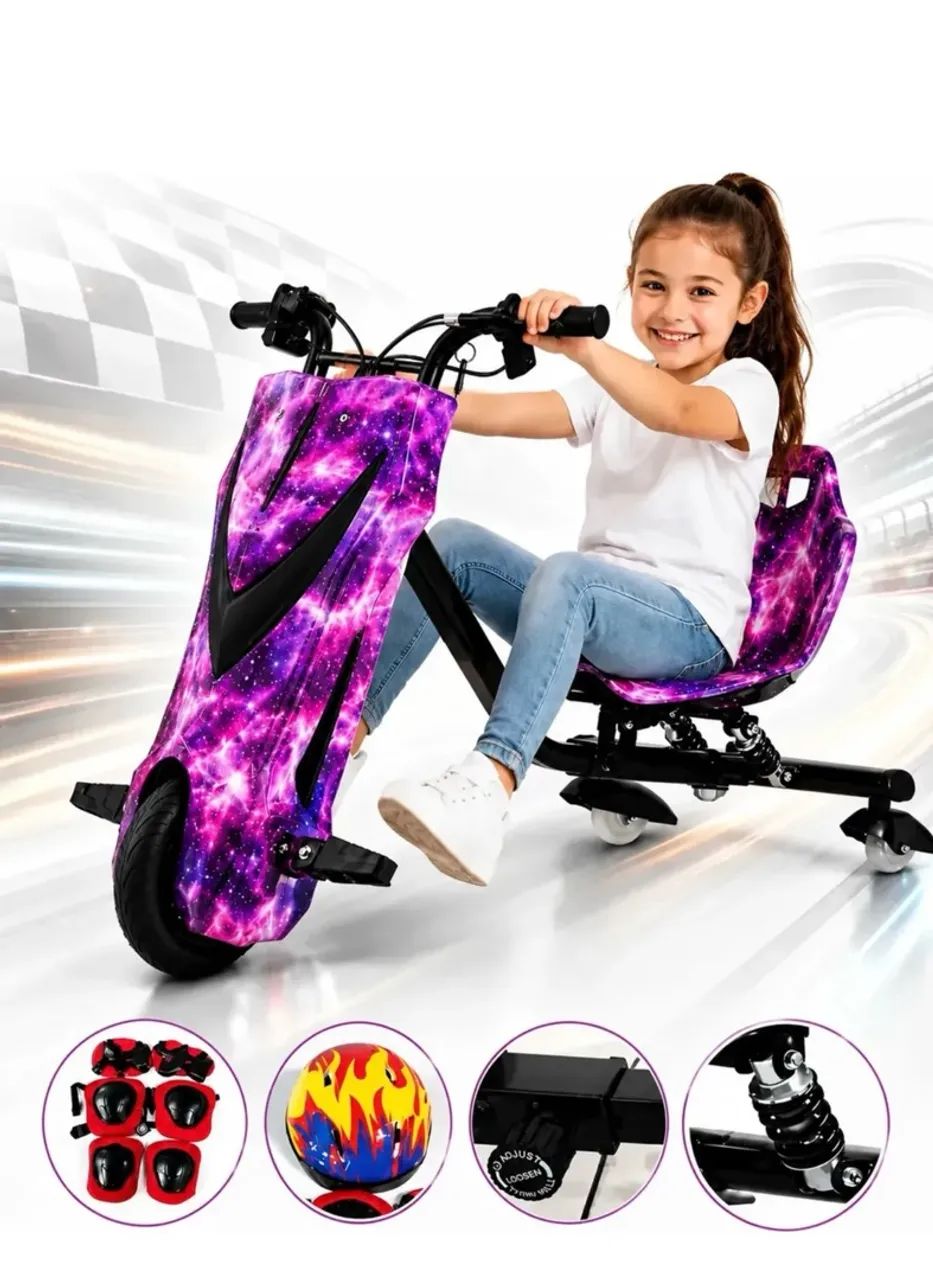 Triciclo drift elétrico 