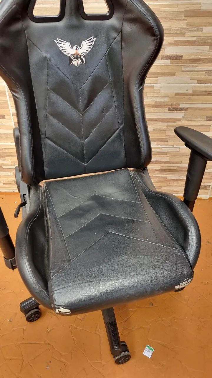 Cadeira Gamer EagleX Pro Preta - Foto 3