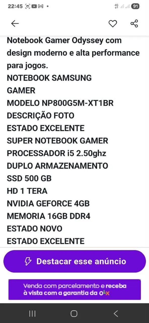 NOTEBOOK GAMER ODYSSEY - Foto 2