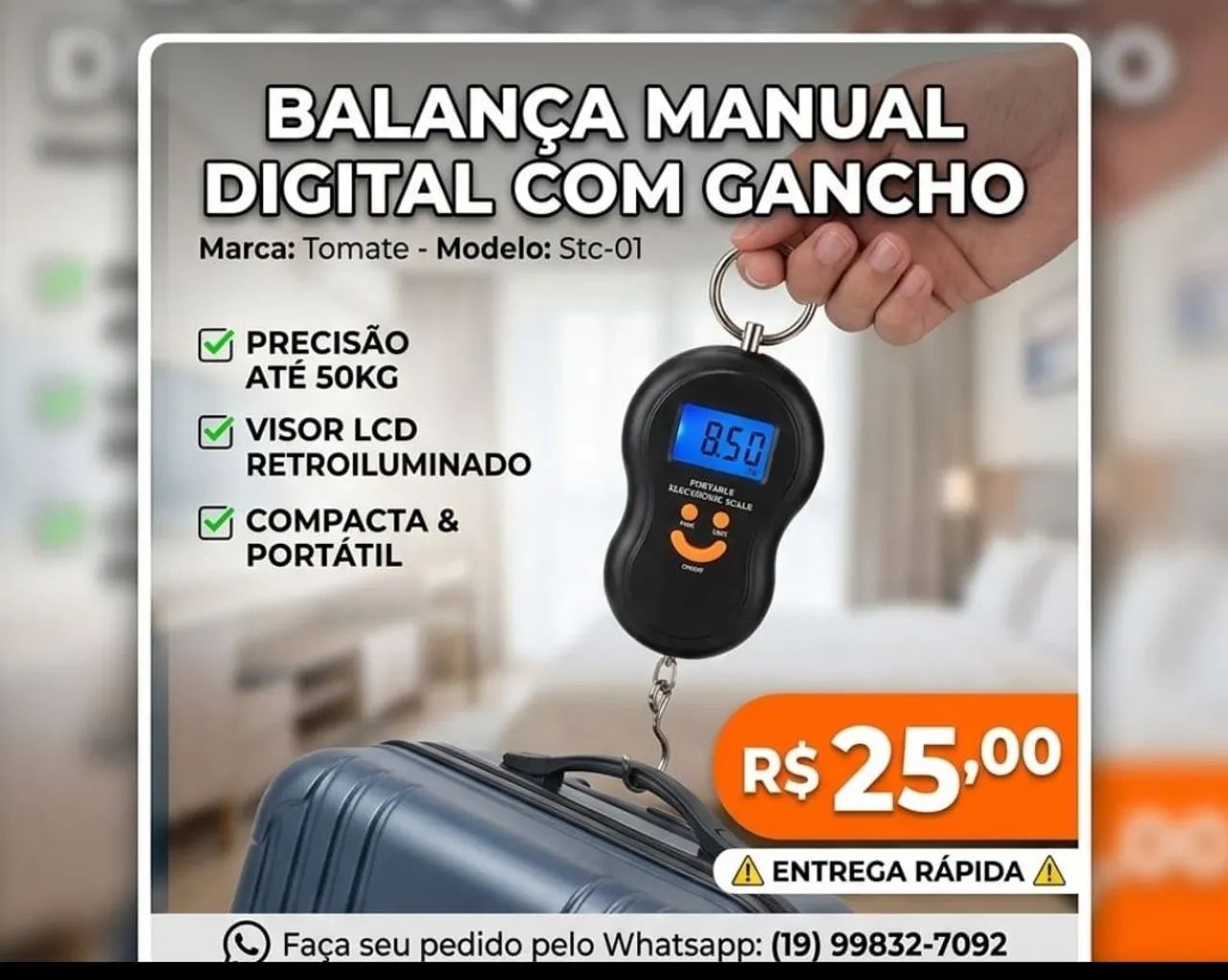 Balança com gancho tomate  - Foto 3