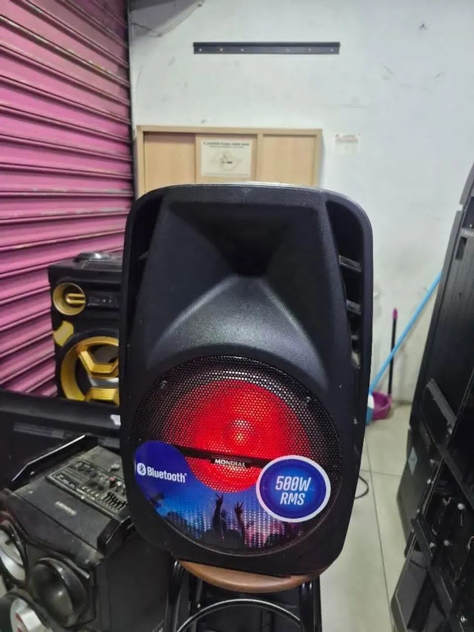 Caixa de Som Amplificada via Bluetooth Mondial - Foto 3