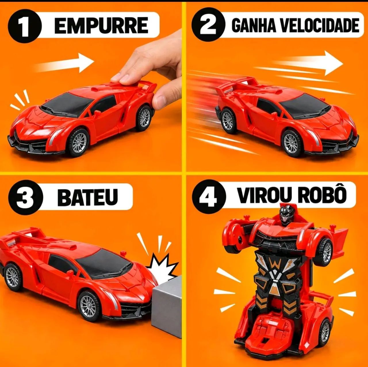 Boneco robô carro - Foto 2