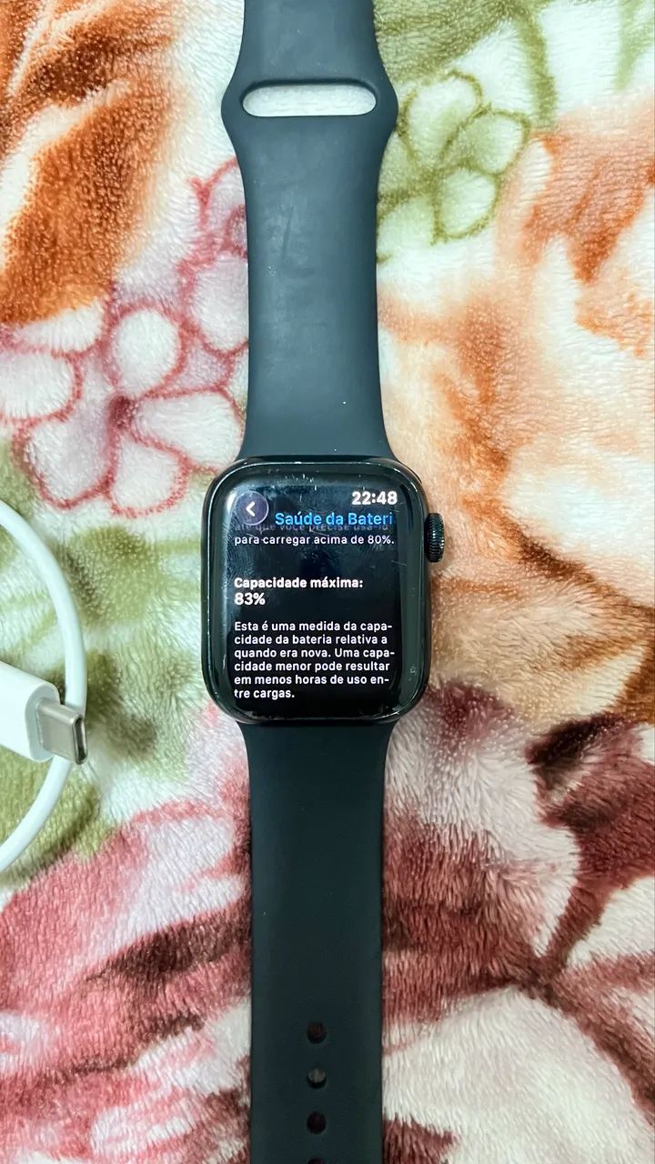 Apple Watch Series 7 - 40mm Azul Escuro - Foto 4