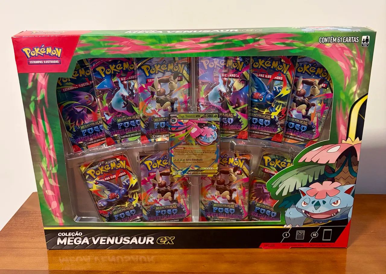Coleção Pokémon Mega Venusaur EX