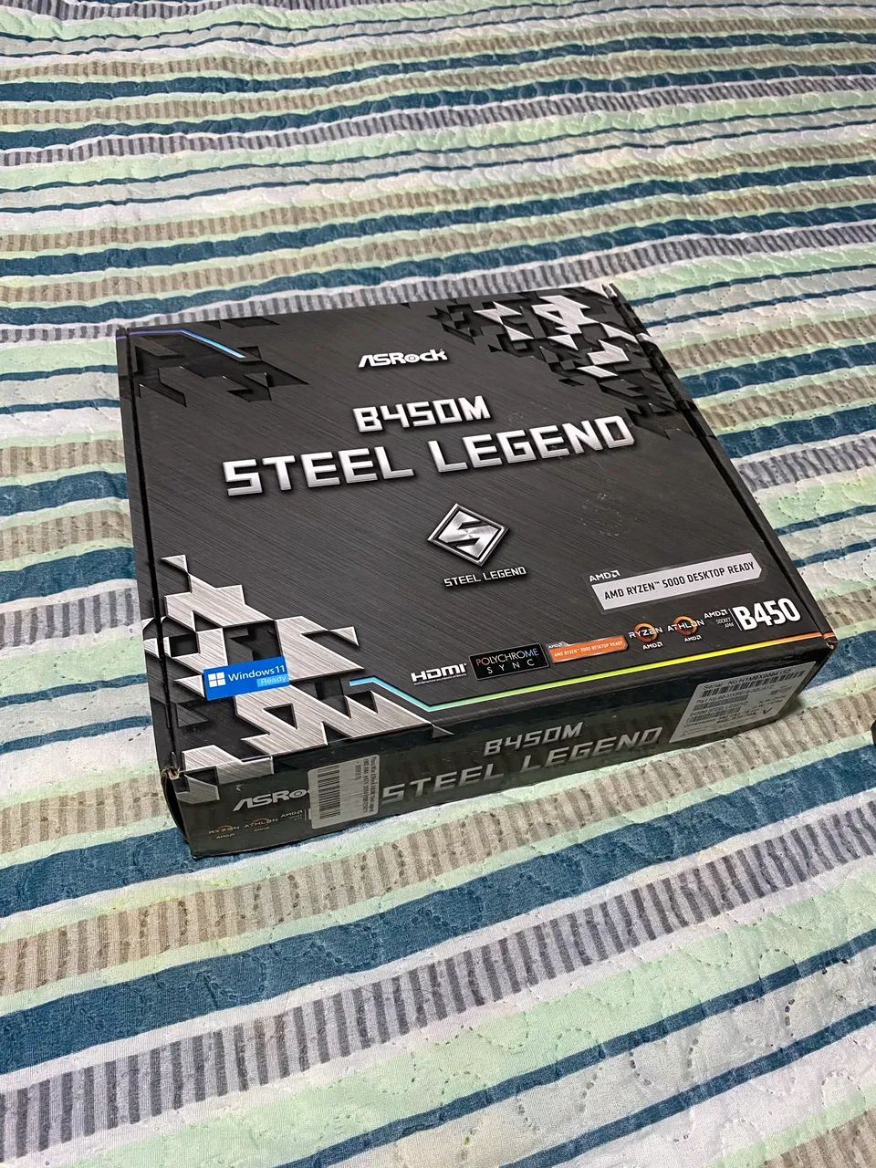 PLACA MÃE STEEL LEGEND B450M