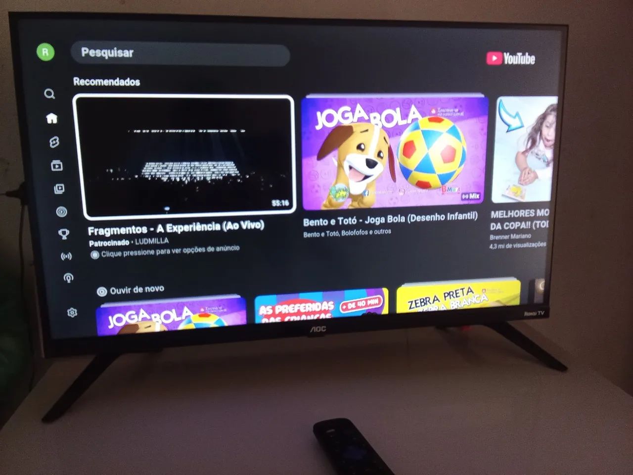 Tv smart 32 polegadas nova sem marcas de uso