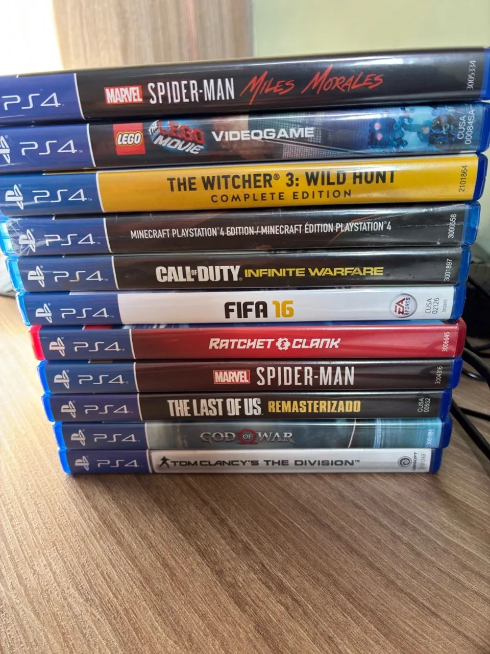 Lote de jogos de ps4