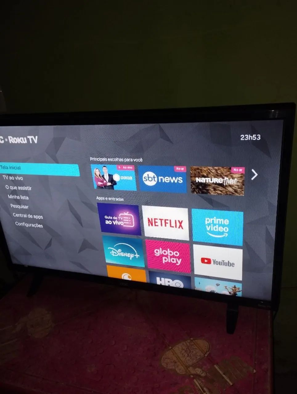 TV AOC 32 polegadas smartv 