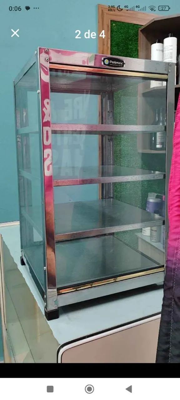 Vitrine expositor seco pequeno para bancada balcão  - Foto 3