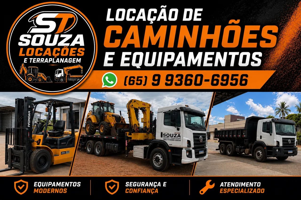 Munck, Caminhão Caçamba e Empilhadeiras para Locação - Foto 4