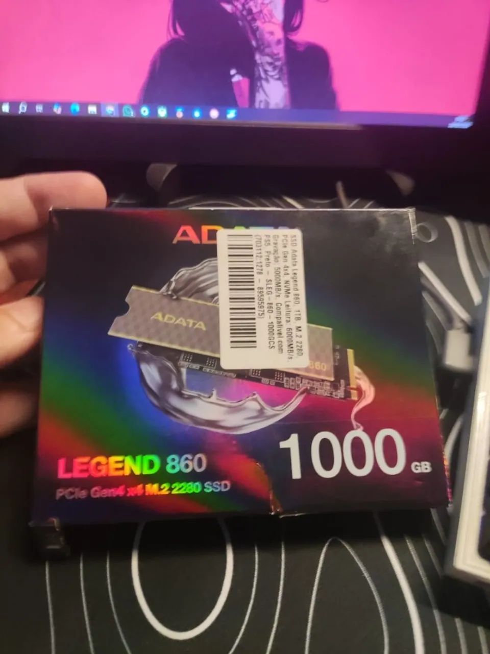SSD Adata Legend 860 nvme m2 1 tb - Armazenamento - Conjunto Água