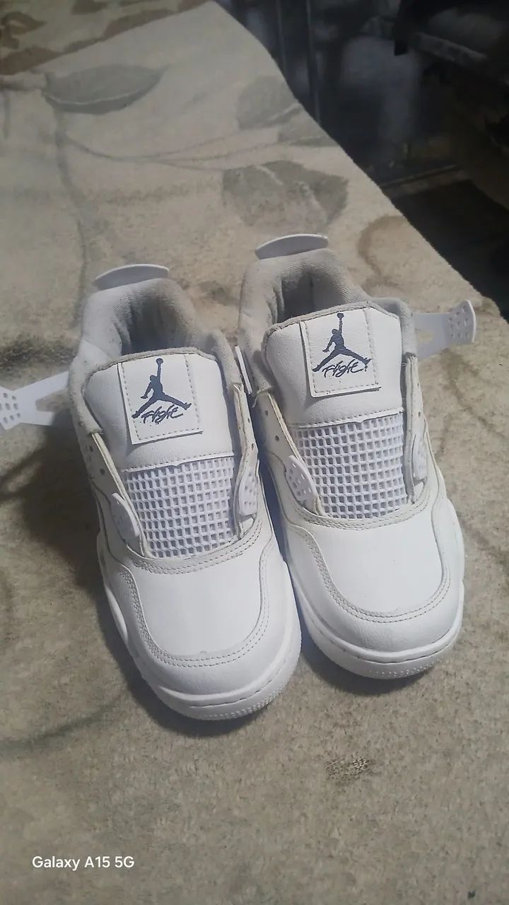 Jordan 4 branco  - Foto 4