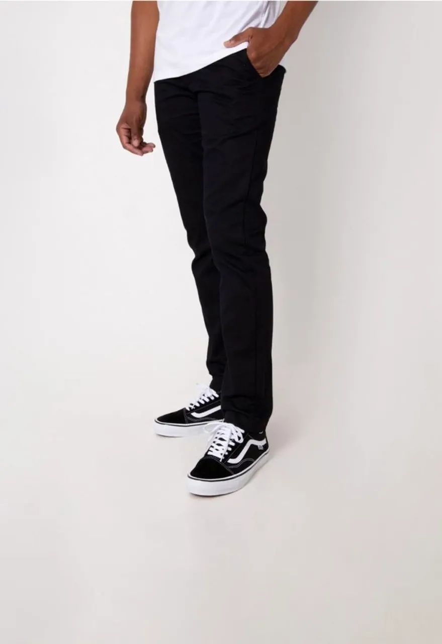 Calça Vans Chino Slim N°42 Nova - Foto 3