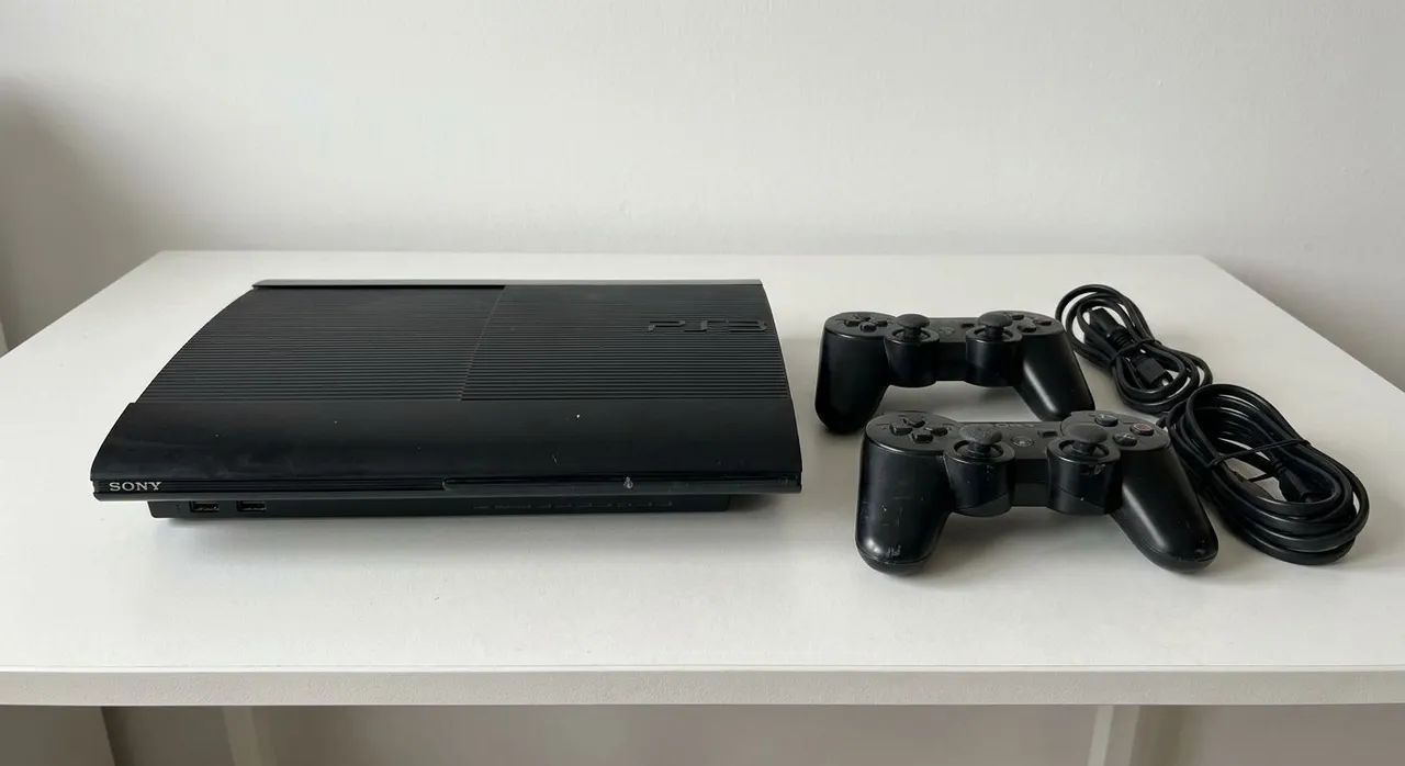 PS3 super slim desbloqueado 500gb