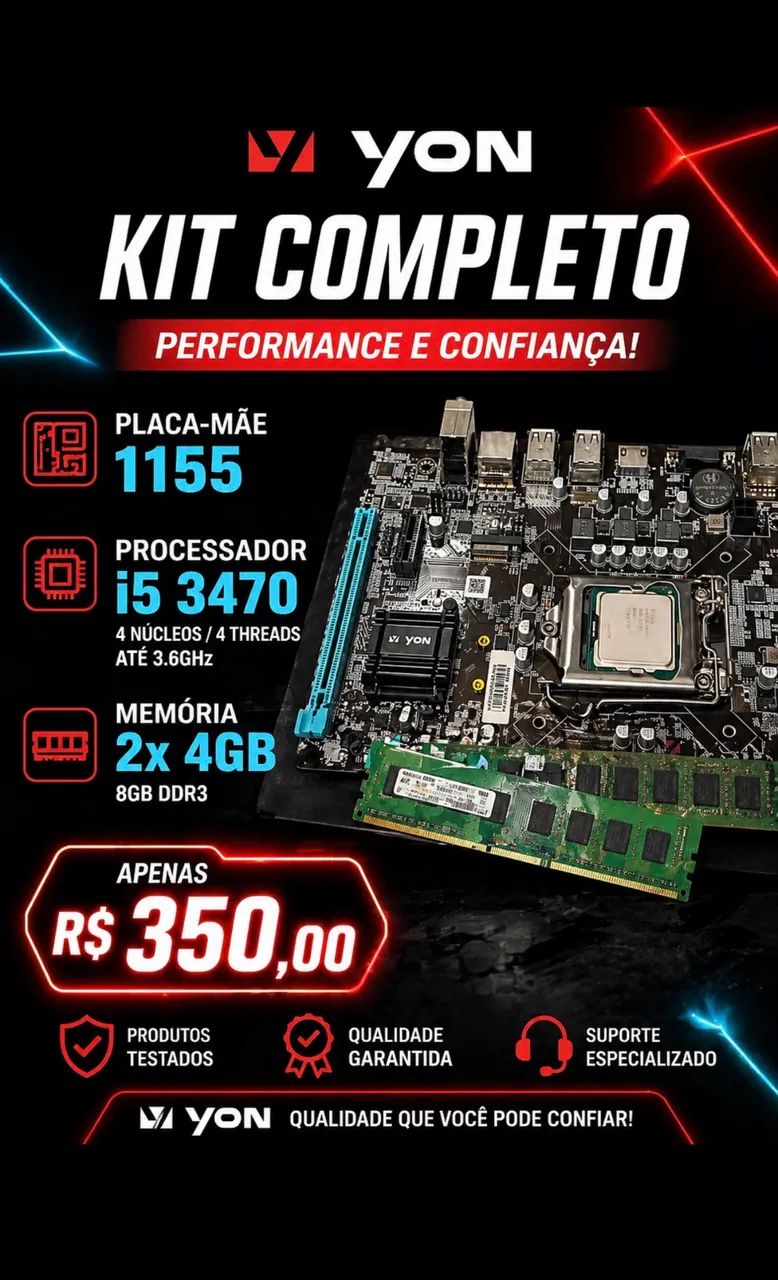  placa mãe intel 1155 e 1150 - Foto 6