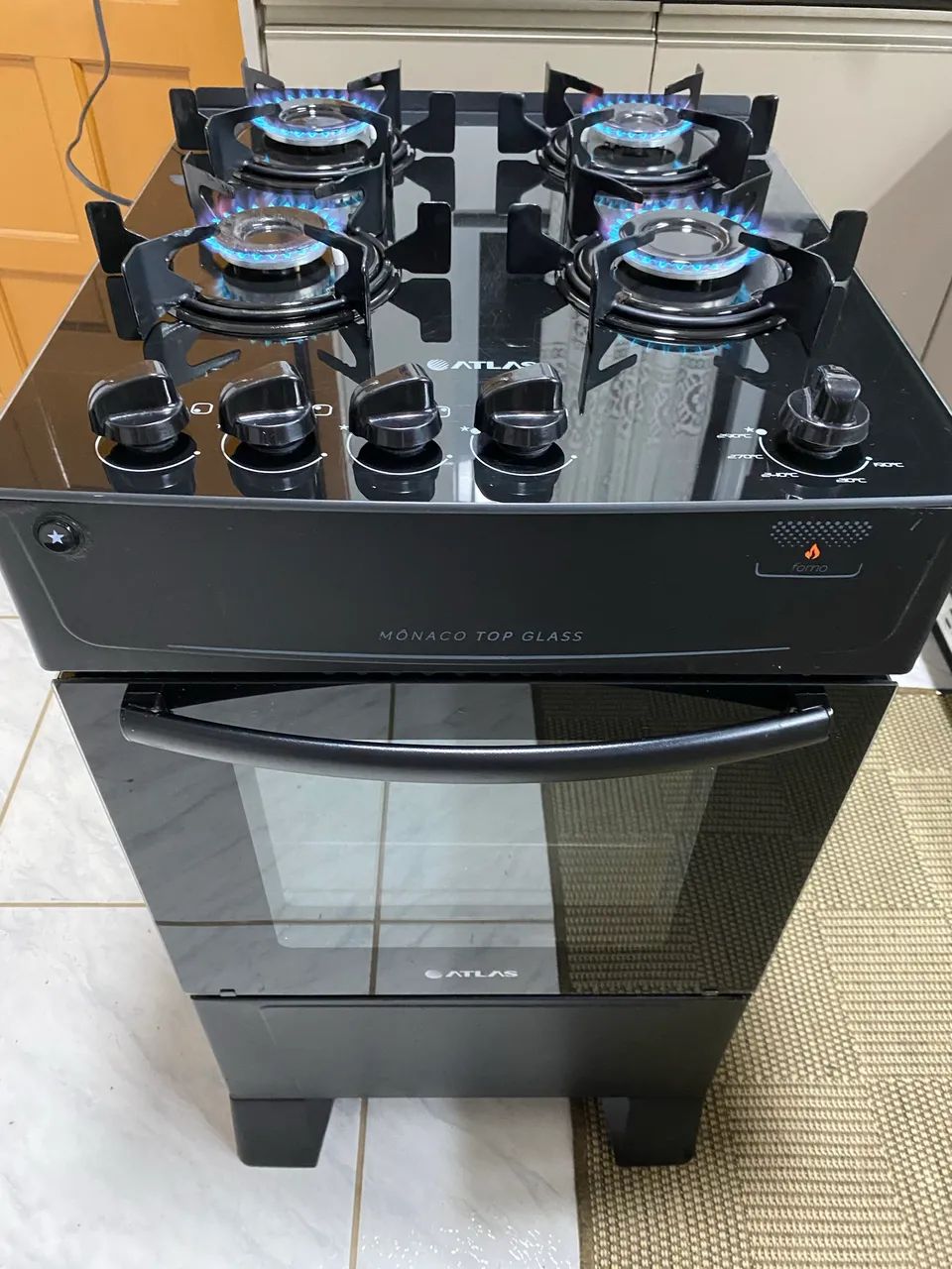 Fogão Mesa Vidro Automático Usado - Entrego !