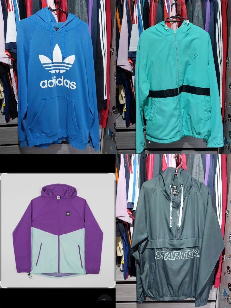 Corta vento adidas, starter e Diamond  - Foto 2