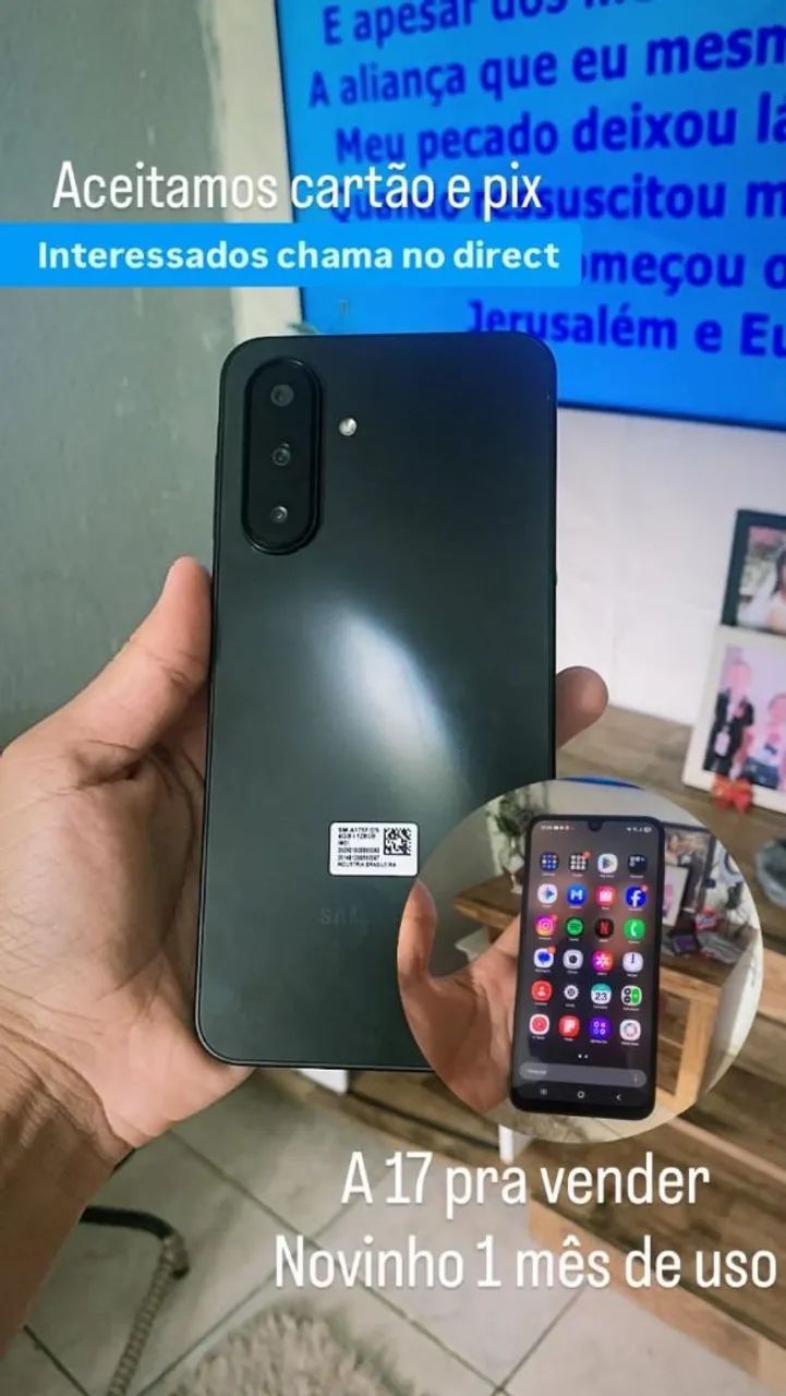Samsung galaxy A17 novinho 