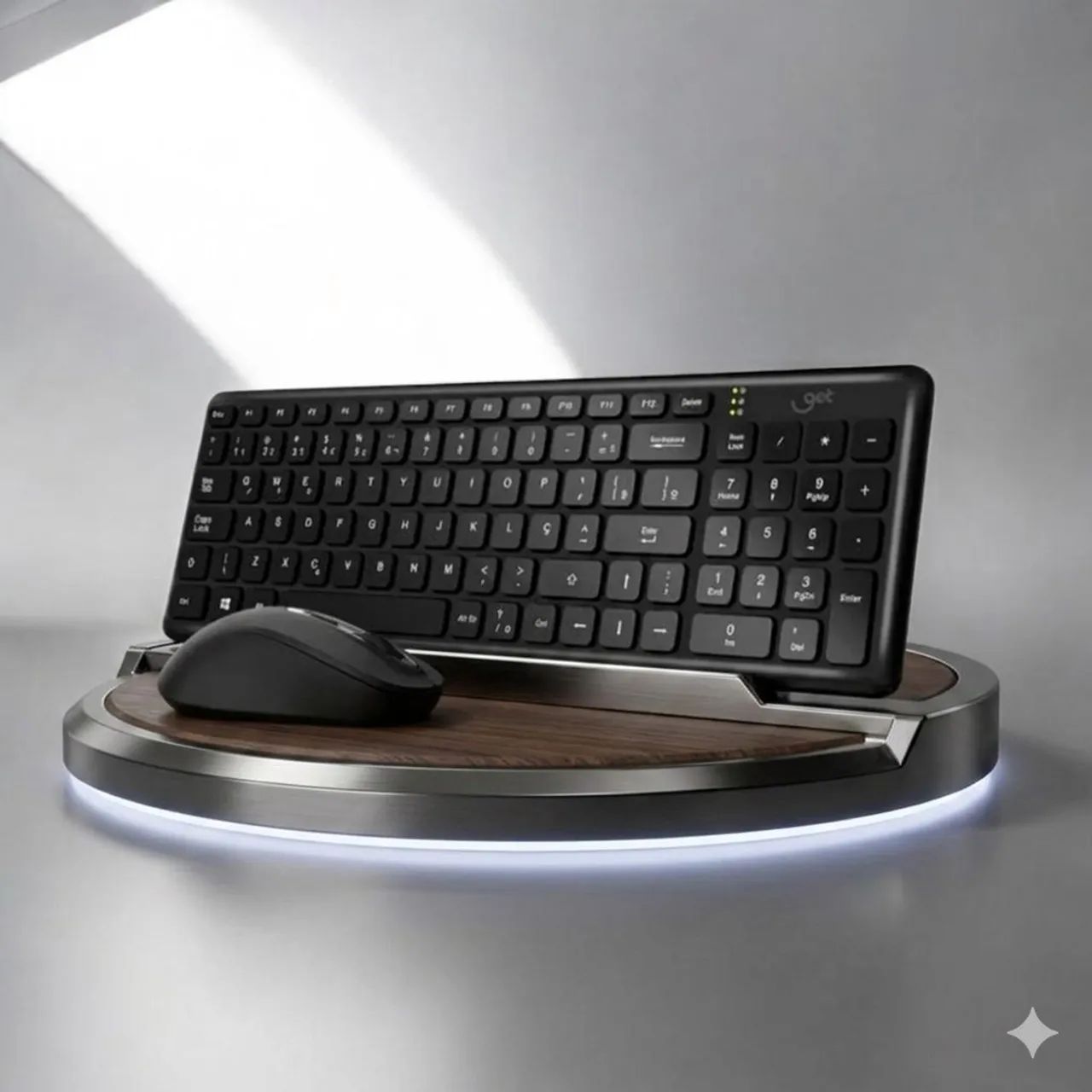 KIT TECLADO E MOUSE SEM FIO GET 2