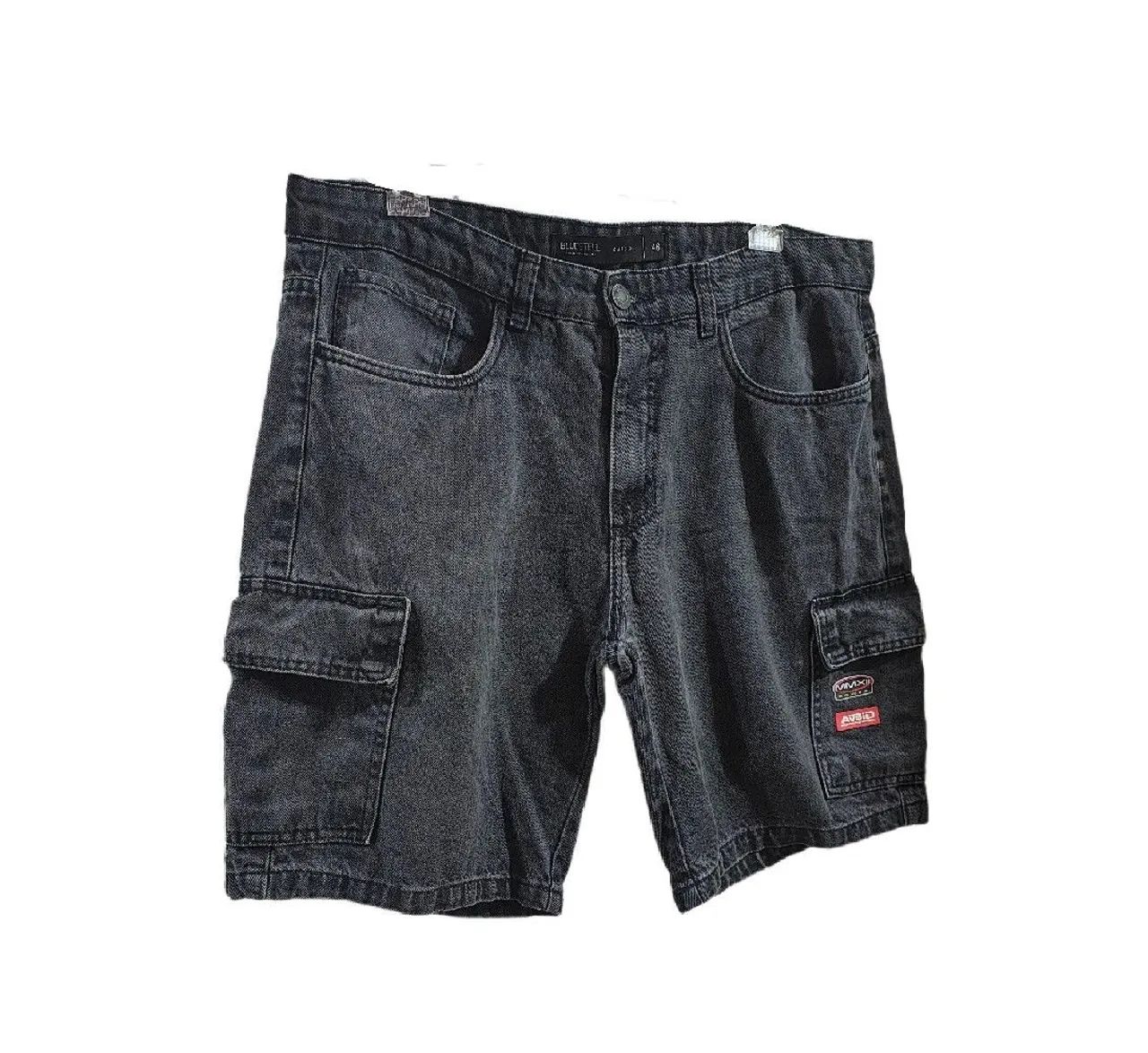 Bermuda Masculina preta  Cargo - TAM: 46