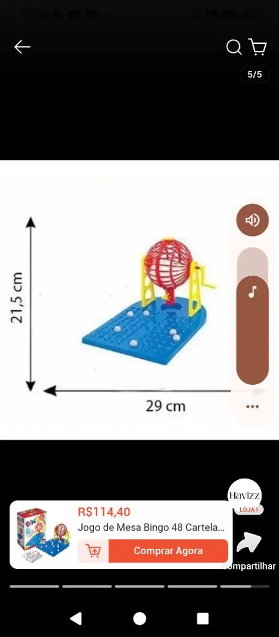 Bingo jogo ,usado em bom estado com preço acessível.
